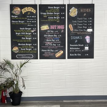 Uncle Jay Burger House - Menu provides good variety and easy to understand - Burgers Near Me - Concord, California