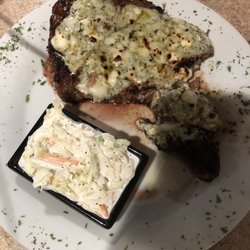 JT's Eatery Pub - Black and blue ribeye don perfect medium rare