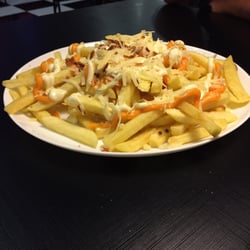 Rockers - Fritas com cheddar e Bacon