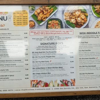 Thai Fire Lime - Menu - Thai Near Me - San Antonio, Texas Thai Fire Lime - Menu - Thai Near Me - San Antonio, Texas
