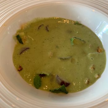 Bistro du Midi - Chilled Cucumber Soup - French Near Me - Boston, Massachusetts