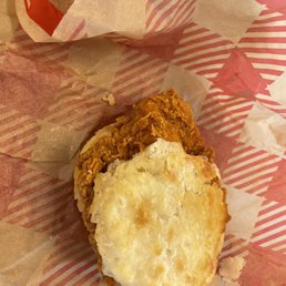Chicken biscuit sandwich! Chicken biscuit sandwich!