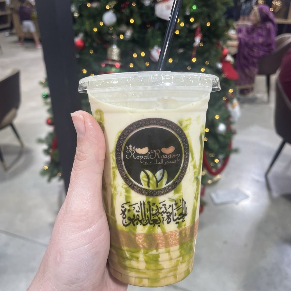 Pistachio latte