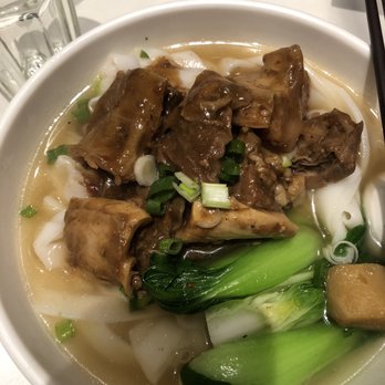 Leisure Cafe - Brisket soup with ho fun noodle - Cantonese Near Me - San Leandro, California