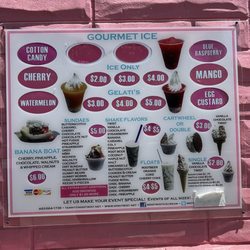 Miss Twist Ice Cream - Menu