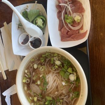 Pho Yum - Beef Broth, 1 Beef Raw Eye Round (Tai) - Vietnamese Near Me - Colonie, New York Pho Yum - Beef Broth, 1 Beef Raw Eye Round (Tai) - Vietnamese Near Me - Colonie, New York