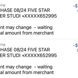 The charges of what I had pre paied