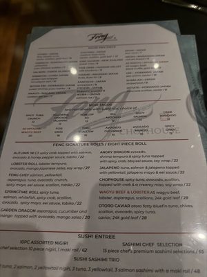 Menu photo 5 Feng Chophouse Hartford, CT