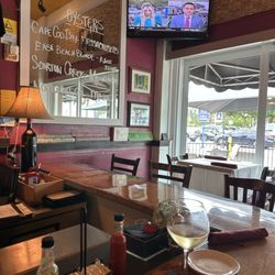 Riverwalk Cafe & Oyster Bar - Seat at the bar looking out over the street