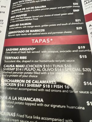 Menu photo 2 Ceviche Arigato Lake Park, FL