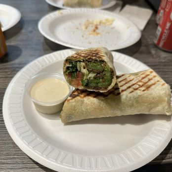 Azama Grill - The falafel shwarma - Middle Eastern Near Me - Boston, Massachusetts