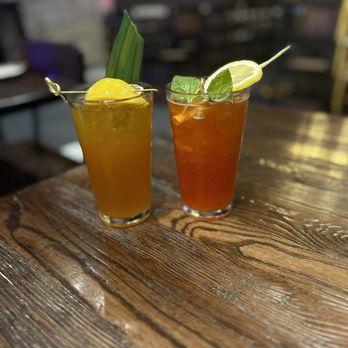 HEM Kitchen And Bar - Grapefruit Mango tea and watermelon passion fruit tea - Vietnamese Near Me - Houston, Texas HEM Kitchen And Bar - Grapefruit Mango tea and watermelon passion fruit tea - Vietnamese Near Me - Houston, Texas