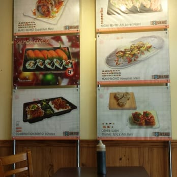 Ninja Sushi - The wall menu..... - Sushi Bars Near Me - Kailua, Hawaii Ninja Sushi - The wall menu..... - Sushi Bars Near Me - Kailua, Hawaii