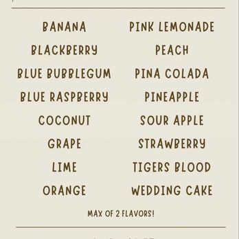 Joyful Sips - Snow cone flavors! - Coffee & Tea Near Me - Bryan, Texas