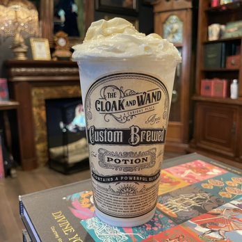 The Cloak And Wand - "Wizard Beer" (Butterscotch, English Toffee, Vanilla, Unicorn Cream, Griffin, Whipped Cream) - Gift Shops Near Me - Mystic, Connecticut The Cloak And Wand - "Wizard Beer" (Butterscotch, English Toffee, Vanilla, Unicorn Cream, Griffin, Whipped Cream) - Gift Shops Near Me - Mystic, Connecticut