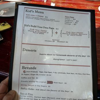 Pizzeria Mangiamo - Menu - Pizza Near Me - Hill City, South Dakota