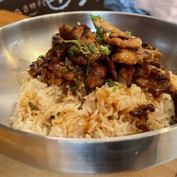 Bamee - Moo Ping (missing side of cucumber slices) - Asian Fusion Near Me - Durham, New Hampshire