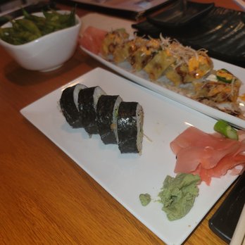 Kawa Sushi - Rocket Roll, Veg Roll and Edamame - Sushi Bars Near Me - Houston, Texas Kawa Sushi - Rocket Roll, Veg Roll and Edamame - Sushi Bars Near Me - Houston, Texas