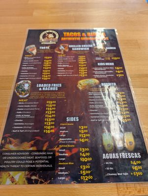 Menu photo 3 Birrieria El Compadre Pearland, TX