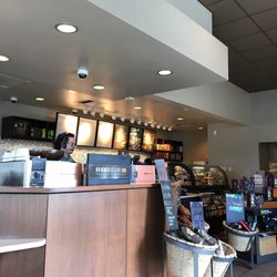 Starbucks - Small location but quaint.