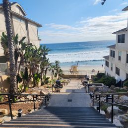 Stairway to beach
