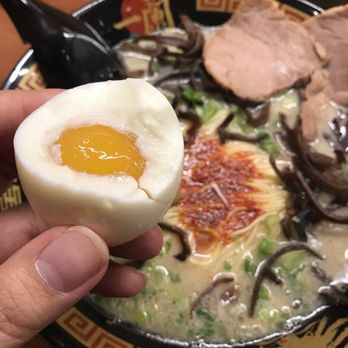 ICHIRAN - Brooklyn - Soft boiled egg - creamy (cooked) yolk - Ramen Near Me - Brooklyn, New York