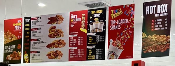 Menu photo 3 Dave's Hot Chicken Las Vegas, NV