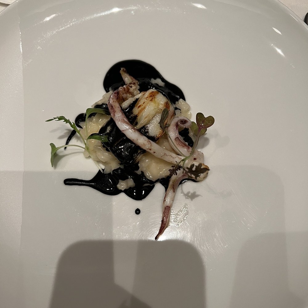 Comice - Cuttlefish risotto -- least favorite of the evening. Totally good but risotto isn't much of a wow dish personally - French Near Me - Paris, 75 Comice - Cuttlefish risotto -- least favorite of the evening. Totally good but risotto isn't much of a wow dish personally - French Near Me - Paris, 75