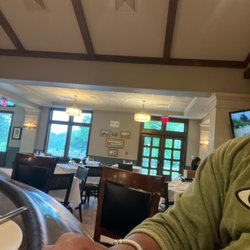 Eastlyn Golf Course & The Greenview Inn - The view into the dining room From the bar, over looking the golf course.