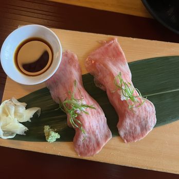 Mensho - a5 wagyu nigiri - Noodles Near Me - Houston, Texas Mensho - a5 wagyu nigiri - Noodles Near Me - Houston, Texas