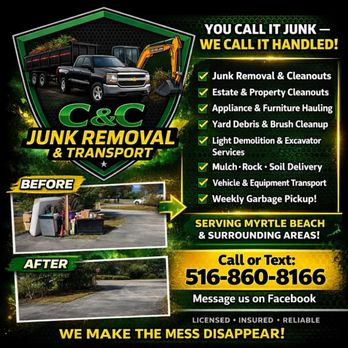 C&C Junk Removal & Transport - Junk Removal & Hauling Near Me C&C Junk Removal & Transport - Junk Removal & Hauling Near Me