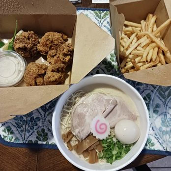 Ippudo Culver City - Karaage, truffle fries, and Shiromaru classic ramen - Ramen Near Me - Culver City, California Ippudo Culver City - Karaage, truffle fries, and Shiromaru classic ramen - Ramen Near Me - Culver City, California