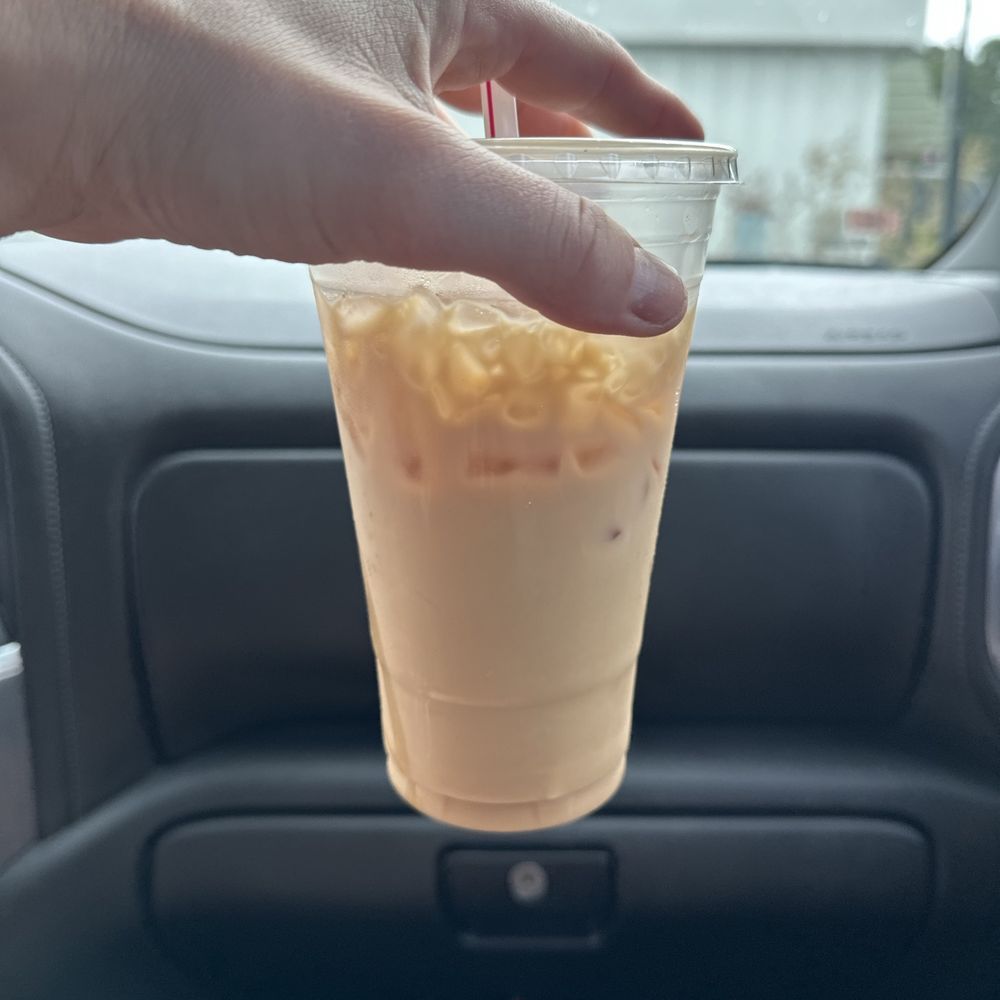Love stoping at this spot ! Service is always wonderful ! Try an iced Bull Dog So yummy ! His Signature flavor Love stoping at this spot ! Service is always wonderful ! Try an iced Bull Dog So yummy ! His Signature flavor