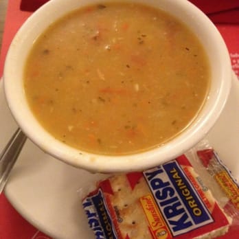 Red Viking Restaurant - Cup of White Bean Soup with Chicken. - Breakfast & Brunch Near Me - Solvang, California