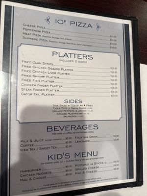 Menu photo 1 San Antonio Restaurant San Antonio, FL
