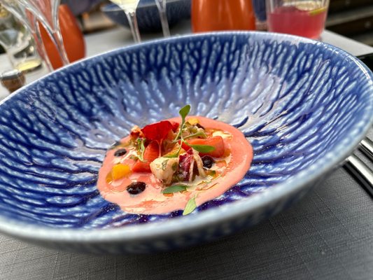 Au Pois Gourmand restaurant terrasse gastronomique by null