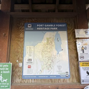 Port Gamble Forest Heritage Park - Trail and park map - Parks Near Me - Kingston, Washington