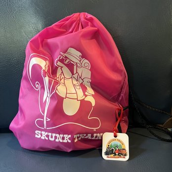 Skunk Train - Our lunch bag - Tours Near Me - Fort Bragg, California Skunk Train - Our lunch bag - Tours Near Me - Fort Bragg, California