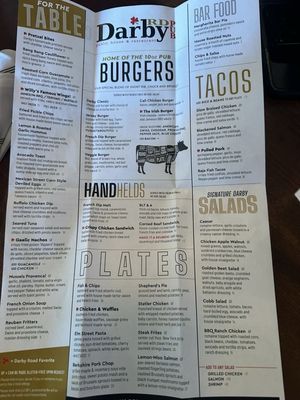 Menu photo 2 Darby Road Pub Scotch Plains, NJ