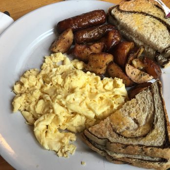 Corner Cafe - Delicious sausage with fluffy scrambled eggs - Breakfast & Brunch Near Me - Newport, Rhode Island Corner Cafe - Delicious sausage with fluffy scrambled eggs - Breakfast & Brunch Near Me - Newport, Rhode Island