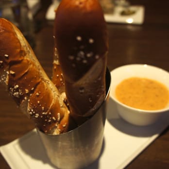 Crimson Tavern - pretzels with beer cheese batter dip - Gastropubs Near Me - Orlando, Florida Crimson Tavern - pretzels with beer cheese batter dip - Gastropubs Near Me - Orlando, Florida