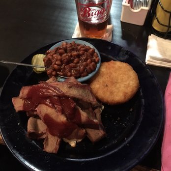 Bigg's BBQ - BBQ Plates with any 1 Meat Slow Smoked Brisket Barbequed Beans Fried Mac and Cheese - Barbeque Near Me - Lawrence, Kansas