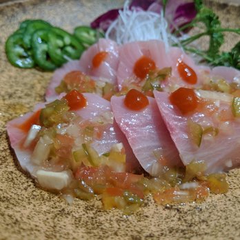 Sushi Junai Omakase - Yellowtail Carpaccio - Japanese Near Me - Austin, Texas Sushi Junai Omakase - Yellowtail Carpaccio - Japanese Near Me - Austin, Texas