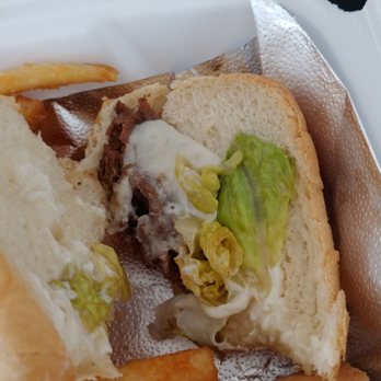 Pizza 360 - Steak and cheese sub w/o enough steak - Pizza Near Me - Ashburn, Virginia