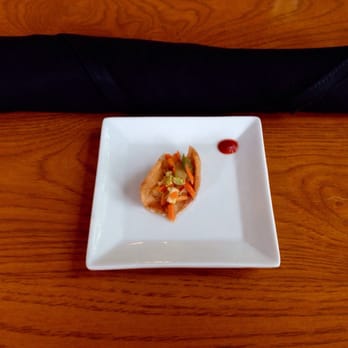 Corner Kitchen - Small bite (julienne salad on a shrimp cracker) - Breakfast & Brunch Near Me - Asheville, North Carolina