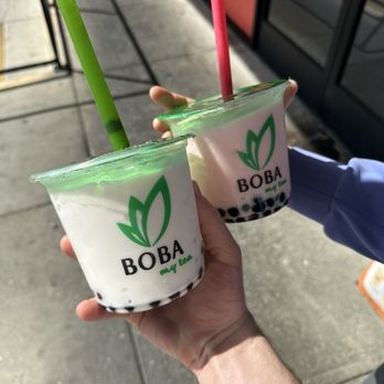 Boba My Tea - Yoko Cream Smoothie w/ Boba, Love Potion Smoothie w/ Boba - Bubble Tea Near Me - Los Angeles, California Boba My Tea - Yoko Cream Smoothie w/ Boba, Love Potion Smoothie w/ Boba - Bubble Tea Near Me - Los Angeles, California