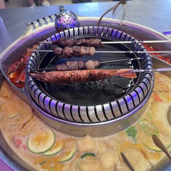 Chubby Mart - Lobster broth with skewers - Hot Pot Near Me - Rowland Heights, California Chubby Mart - Lobster broth with skewers - Hot Pot Near Me - Rowland Heights, California