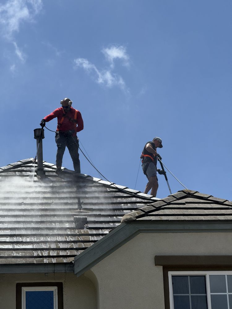 Slide of First Class Roof Cleaning