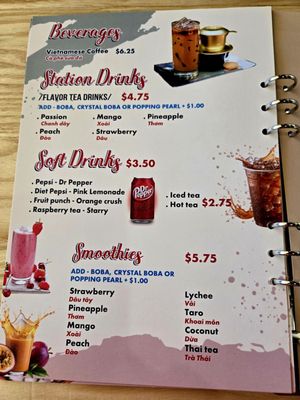 Menu photo 5 Pho Station Hanford, CA