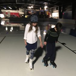 Galaxy Skateland - Learning how to go backwards at Galaxy Skateland.